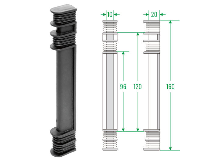 后叉多用保護(hù)桿 XH-B22 (160mm)